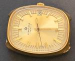 Vintage Junghans Men's Watch Running Ticks Gold Case 17j Germany