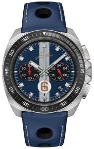 Junghans 1972 Chronoscope Sports Edition 2025 Blue Strap Mens Watch 41/4577.00