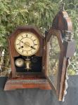 Antique C 1880 - 1895 Junghans Mantle Clock - SEE VIDEO - ALL ORIGINAL