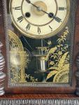 Antique C 1880 - 1895 Junghans Mantle Clock - SEE VIDEO - ALL ORIGINAL