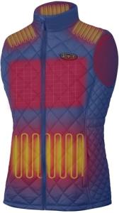 TRISTEAFF Womens Heated Vest With Battery Pack Included, Slim Fit Lightweight Quilted Warming Heating Vests For Women, Rechargeable Electric Down Puffer Gilet Jacket For Winter, Cycling