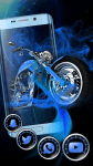 Electric Blue Bike