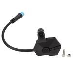 Pilipane On Off Push but ton Switch for Electric Bikes, Handlebar Switch forP850C Electric Bikes Speed Displays Panel Controller, Bikes Conversion 4 PIN Switch but ton Controller