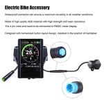 Pilipane On Off Push but ton Switch for Electric Bikes, Handlebar Switch forP850C Electric Bikes Speed Displays Panel Controller, Bikes Conversion 4 PIN Switch but ton Controller