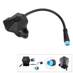 Pilipane On Off Push but ton Switch for Electric Bikes, Handlebar Switch forP850C Electric Bikes Speed Displays Panel Controller, Bikes Conversion 4 PIN Switch but ton Controller