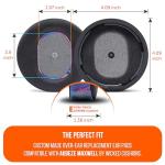 WC Freeze Maxwell - Cooling Gel Replacement Earpads for Audeze Maxwell Headphones by Wicked Cushions - Elevate Comfort, Durability, Thickness & Sound Isolation for Epic Gaming Sessions | Speed Racer