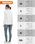 TRISTEAFF Heated Vest For Women, Womens Heating Vests With Battery Pack Included, Slim Fit Lightweight Warming Quilted Gilet, Rechargeable Electric Down Puffer Jacket For Winter, Cycling