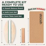 STAASH® Paddle Balance Board Trainer with 2 Accessories