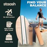 STAASH® Paddle Balance Board Trainer with 2 Accessories