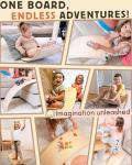 37" Wooden Kids Balance Wobble Board - Safe Fun