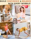 37" Wooden Kids Balance Wobble Board - Safe Fun