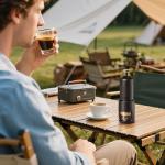 STARESSO Portable Espresso Maker & Manual Coffee Grinder Set