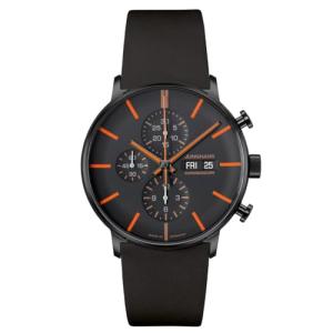 JUNGHANS Form A Chronoscope English Date Watch | Black