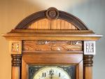 ANTIQUE JUNGHANS WESTMINSTER CHIME MANTEL CLOCK RUNNING CONDITION 1907 CHERRY?