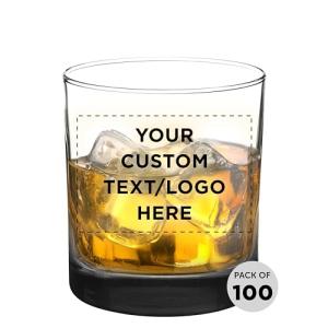 Personalized Libbey Whiskey Glasses - Set of 100