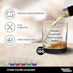 Personalized Libbey Whiskey Glasses - Set of 100