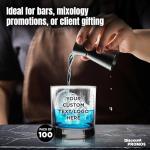 Personalized Libbey Whiskey Glasses - Set of 100