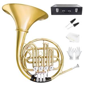 French Horn in B Flat Key - Gold Lacquer