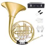 French Horn in B Flat Key - Gold Lacquer