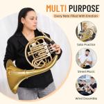 French Horn in B Flat Key - Gold Lacquer