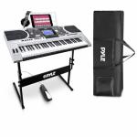 Pyle 61 Key Electronic Piano Keyboard Bundle