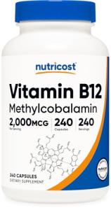 Nutricost Vitamin B12 2000mcg - 240 Capsules