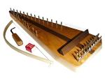 USA Made Cherry Bowed Psaltery with 22 Strings