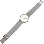 JUNGHANS Men's Max Bill Handaufzug Stainless Steel Mesh Band Automatic Analog Watch 27/3004.44