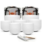 RYAN DVAN 432 hz 7-12 Inch 7-Piece Crystal Singing Bowl Set