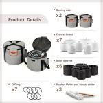 RYAN DVAN 432 hz 7-12 Inch 7-Piece Crystal Singing Bowl Set