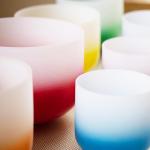 Hye-eun Crystal Singing Bowls Set, 432hz Gradient