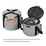 RYAN DVAN 432 hz 7-12 Inch 7-Piece Crystal Singing Bowl Set