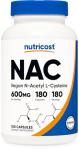 Nutricost NAC 600mg Capsules - Non-GMO, Gluten Free