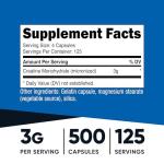 Nutricost Creatine Monohydrate Capsules - 500 Count