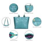 Anuschka Women's Hand-Painted Leather Tote - Vintage Floral