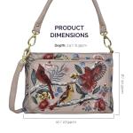 Anuschka Women's Hand-Painted Genuine Leather RFID Organizer