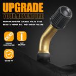 FANSPRO 2 Pack Heavy-Duty 14 x 2.125 Electric Bike Inner Tubes with Angled Schrader Valve & 2 Tire Levers, Reinforced Butyl Puncture-Resistant Replacement for Electric Scooters, E-Bike, Bicycle Tires