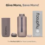 Hydracy 2L Water Bottle: Leakproof, Motivational Timeline