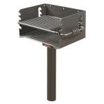 Pilot Rock Commercial Grade Swiveling Park Style Grill