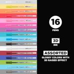 SAKURA 3D Ink Pen Set - Assorted Colors