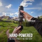 Portable espresso maker for Nespresso capsules, manual operation