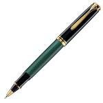 Pelikan Souverän R400 Rollerball Pen, Black/Green, Medium