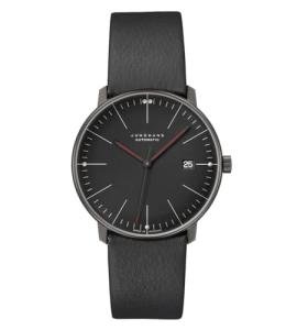 JUNGHANS Max Bill Automatic Bauhaus All Black 38mm Watch 27/4308.02