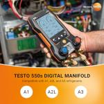 Testo 550s AC Manifold Gauge Set with Bluetooth