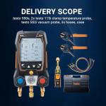 Testo 550s AC Manifold Gauge Set with Bluetooth