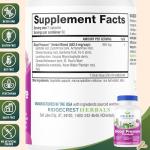 RidgeCrest Herbals Blood Pressure Herbal Formula, 12 Herbs, Poria Mushroom, Gastrodia, Gardenia, for Heart, Vascular, Circulation Health (120 Count)