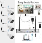 Wireless Security Camera System 1080P HD 8CH VIP Shopper