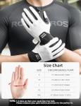 ROCKBROS Cycling Gloves for Men Women XRD Shock Absorbing Bicycle Riding Anti-Slip Breathable Full Finger UV-Sun-Protection Gloves for Road/Mountain & Electric Bike,E-Bike Commuter