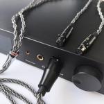 Fezzlo 8 Core Silver Plated Upgraded Cable,HiFi Replacement Mini 4Pin XLR Compatible with Audeze LCD-2 LCD-3 LCD-4 LCD-X LCD-XC for Musician Audiophile 6.5ft 4PIN-XLR