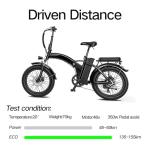 SHEWAIHE 48V 20Ah Battery, 48V Folding Electric Bike Lithium Battery, Electric Bike Replacement Battery with 30A BMS, Suitable for 0-1000W Motors, Dimensions: 14.37 x 5.12 x 3.43 in